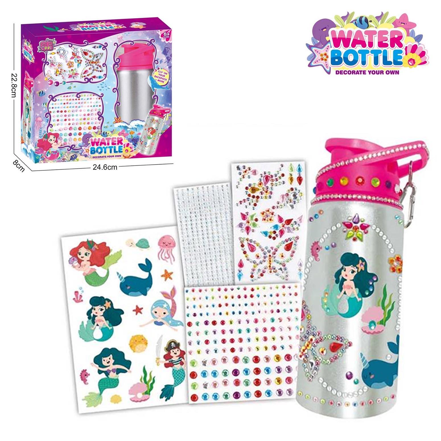  Gift for Girls, Color Decorate Your Own Water Bottle